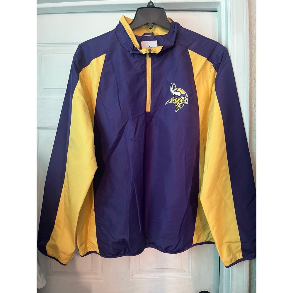 Official NFL Minnesota Vikings Windbreaker Jacket - Picture 2 of 5